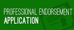 Professional Endorsement Application PDF link
