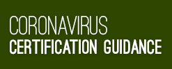 COVID-19 Certification Guidance document link