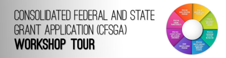 Consolidated Federal and State Grant Application Banner