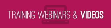 Training Webinars & Videos link