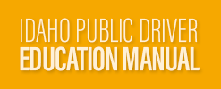 Idaho Public Driver Education Manual link